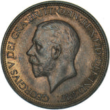 1932 Halfpenny - George V British Bronze Coin - Superb
