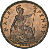 1932 Halfpenny - George V British Bronze Coin - Superb