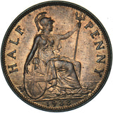 1933 Halfpenny - George V British Bronze Coin - Superb