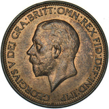 1935 Halfpenny - George V British Bronze Coin - Superb
