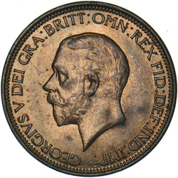 1936 Halfpenny - George V British Bronze Coin - Superb