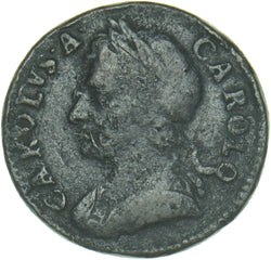 1672 Farthing - Charles II British Copper Coin