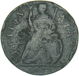 1672 Farthing - Charles II British Copper Coin