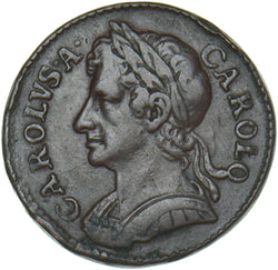 1673 Farthing - Charles II British Copper Coin - Nice