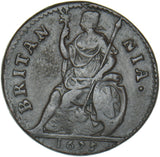 1673 Farthing - Charles II British Copper Coin - Nice