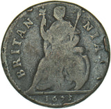 1673 Farthing - Charles II British Copper Coin