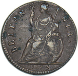1675 Farthing - Charles II British Copper Coin - Nice