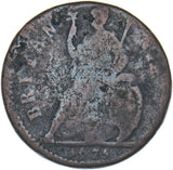 1675 Farthing - Charles II British Copper Coin