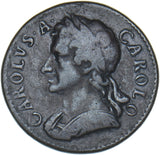 1675 Farthing - Charles II British Copper Coin - Nice