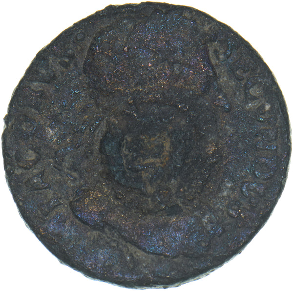 1685-6 Tin Farthing - James II British Coin