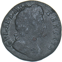 1699 Farthing (Date in Exergue) - William III British Copper Coin