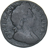 1699 Farthing (Date in Legend) - William III British Copper Coin