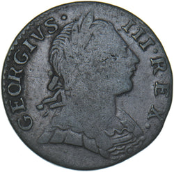 1775 Farthing (Contemporary Counterfeit) - George III British Copper Coin