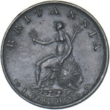 1799 Farthing - George III British Copper Coin - Very Nice