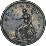 1807 Farthing - George III British Copper Coin - Nice