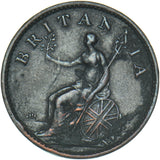 1806 Farthing - George III British Copper Coin - Nice
