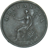 1807 Farthing - George III British Copper Coin - Nice