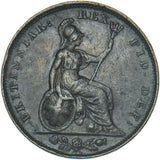 1826 Farthing - George IV British Copper Coin - Nice