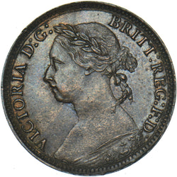 1888 Farthing - Victoria British Bronze Coin - Very Nice