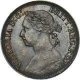 1888 Farthing - Victoria British Bronze Coin - Very Nice