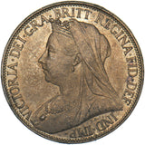 1896 Farthing - Victoria British Bronze Coin - Superb