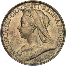 1896 Farthing - Victoria British Bronze Coin - Superb