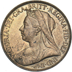1896 Farthing - Victoria British Bronze Coin - Superb