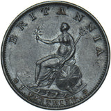 1799 Farthing - Victoria British Bronze Coin - Very Nice