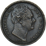 1837 Half Farthing - William IV British Copper Coin