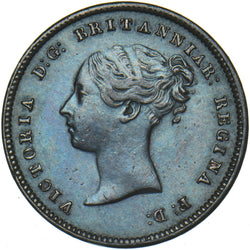 1839 Half Farthing - Victoria British Copper Coin - Very Nice