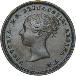 1852 Half Farthing - Victoria British Copper Coin - Very Nice