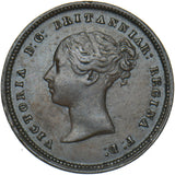 1852 Half Farthing - Victoria British Copper Coin - Very Nice