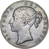 1844 Crown (Star Stops) - Victoria British Silver Coin - Nice