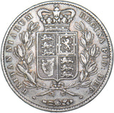 1844 Crown (Star Stops) - Victoria British Silver Coin - Nice
