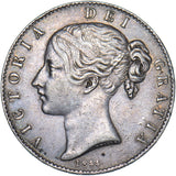 1844 Crown (Star Stops) - Victoria British Silver Coin - Very Nice