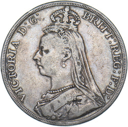 1892 Crown - Victoria British Silver Coin