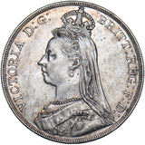 1892 Crown - Victoria British Silver Coin - Nice
