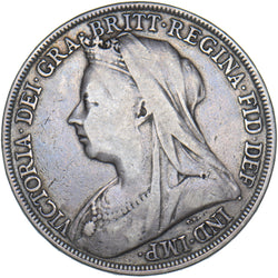 1895 LIX Crown - Victoria British Silver Coin