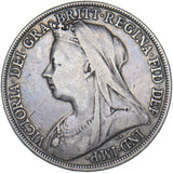 1895 LIX Crown - Victoria British Silver Coin