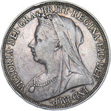 1896 LX Crown - Victoria British Silver Coin - Nice