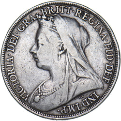 1897 LXI Crown - Victoria British Silver Coin