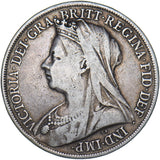 1900 LXIII Crown - Victoria British Silver Coin