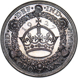 1927 Proof Wreath Crown - George V British Silver Coin - Superb