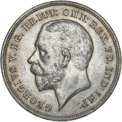 1935 Crown - George V British Silver Coin - Very Nice