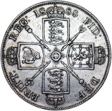 1888 Double Florin - Victoria British Silver Coin - Nice