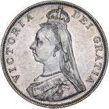 1889 Double Florin - Victoria British Silver Coin - Very Nice