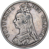 1890 Double Florin - Victoria British Silver Coin