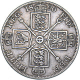 1890 Double Florin - Victoria British Silver Coin