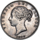 1840 Halfcrown - Victoria British Silver Coin - Very Nice