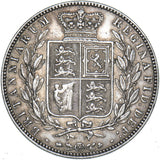 1876 Halfcrown - Victoria British Silver Coin - Very Nice